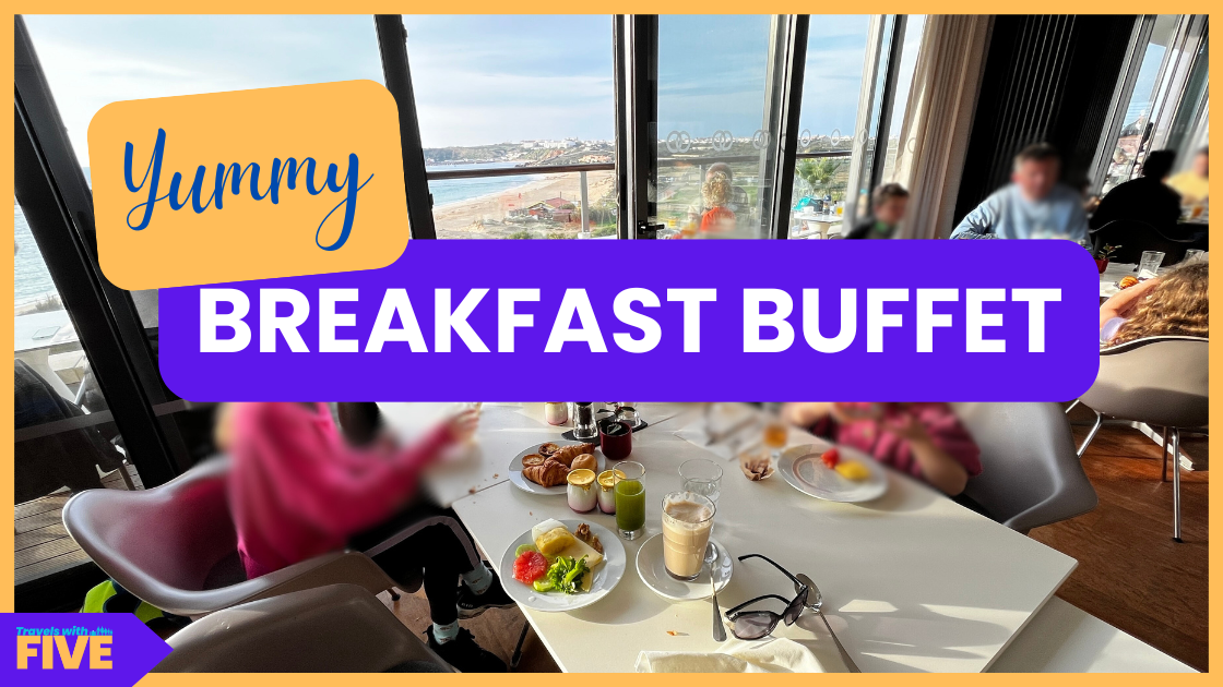 The yummy breakfast buffet at Martinhal Sagres Resort